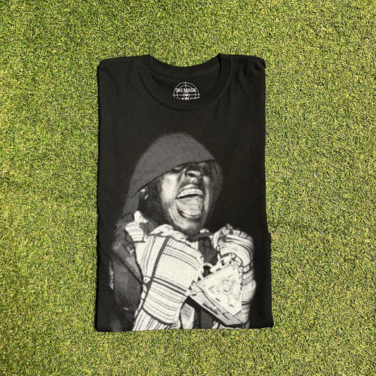 Ski Mask The Slump God "Screaming" Black Sleeveless Size Large USED v15688