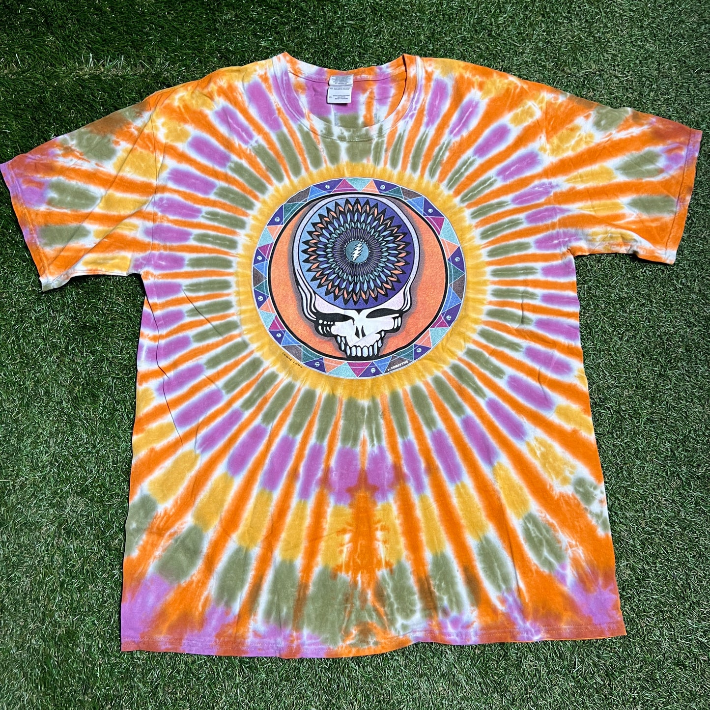 1995 Grateful dead a++hole tee tie dye Size XL USED v13964