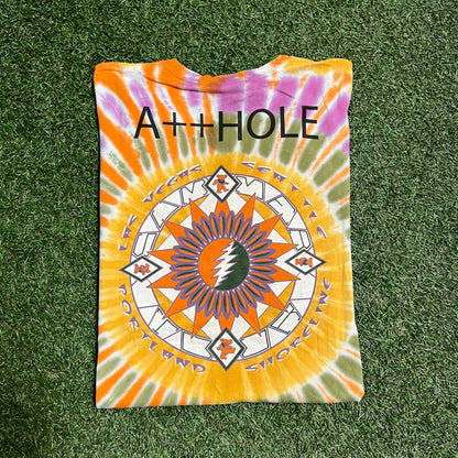 1995 Grateful dead a++hole tee tie dye Size XL USED v13964