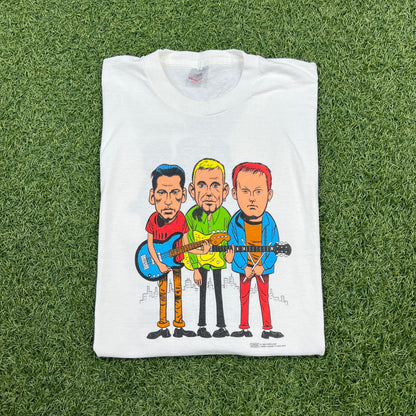 1996 Everclear 3 Band Members White Tee Size XL USED v14662