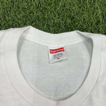 Supreme Fuck Candle White Tee Size XL USED x12236