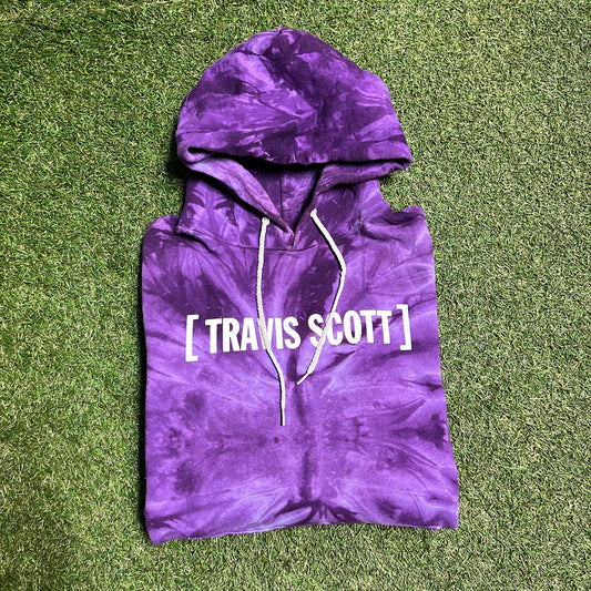 Travis Scott Diamond Supply Hoodie purple tie dye Size XL USED x11397