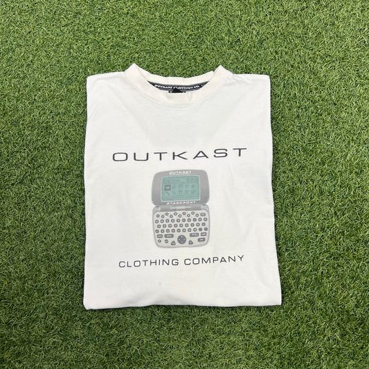 Outkast Clothing Company Stankport White Longsleeve Size XL USED v14640