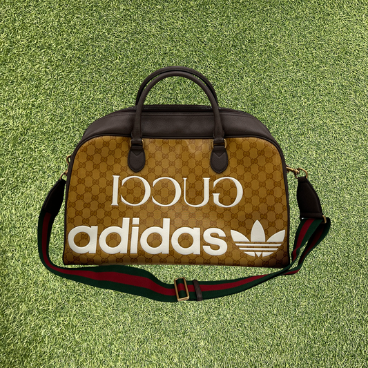 Gucci x Adidas Large Duffle Bag Beige/Brown X12550