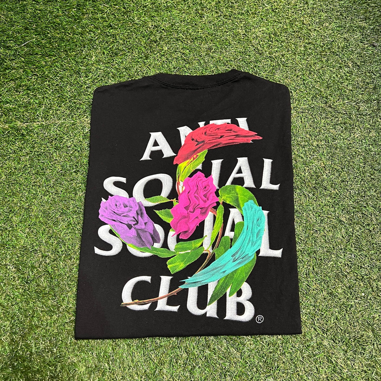 ASSC Four Roses Black Tee Size XL USED x11306