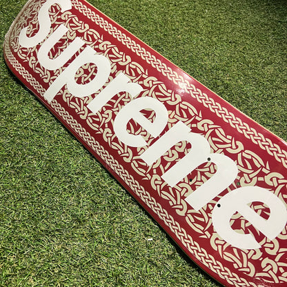 Supreme Celtic Knot Red Skateboard Size One Size NEW x13176