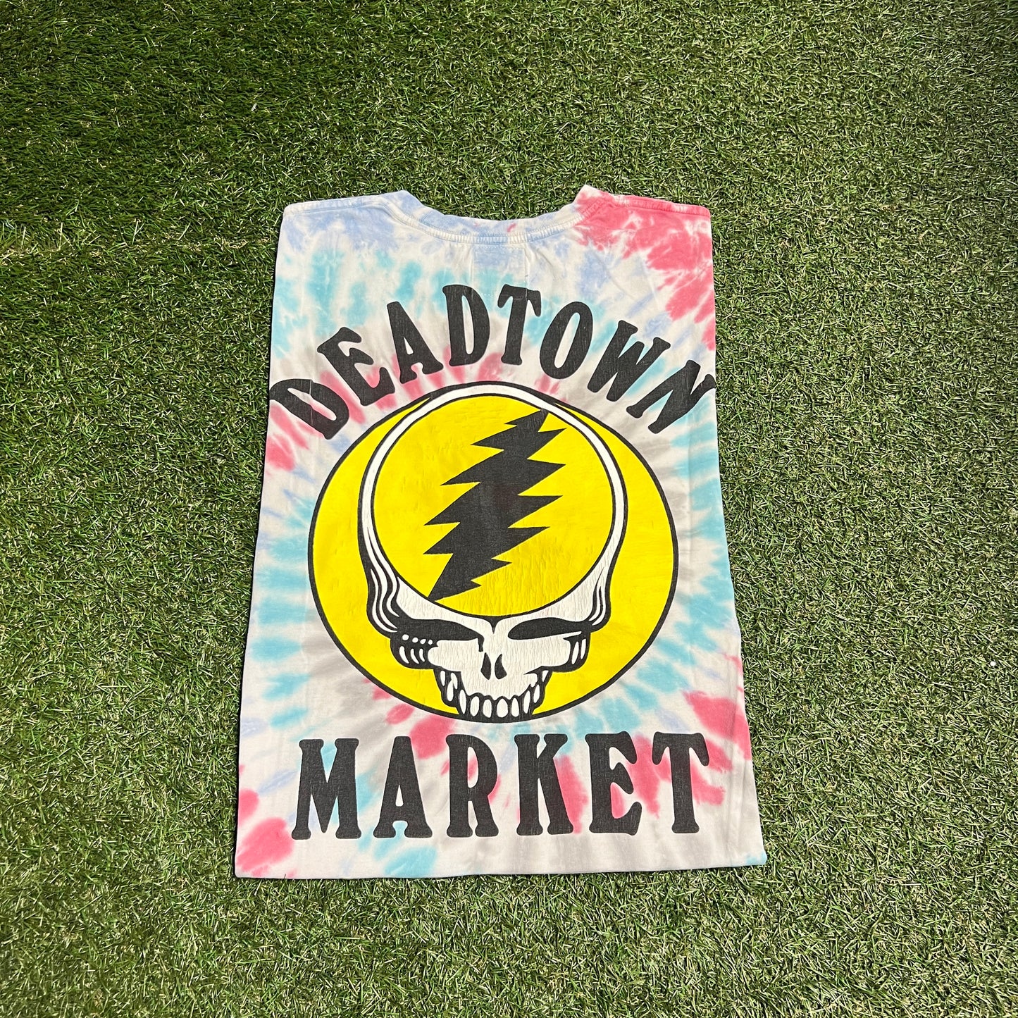 Chinatown Market Grateful Dead Tie Dye Tee Size XXL USED v13958