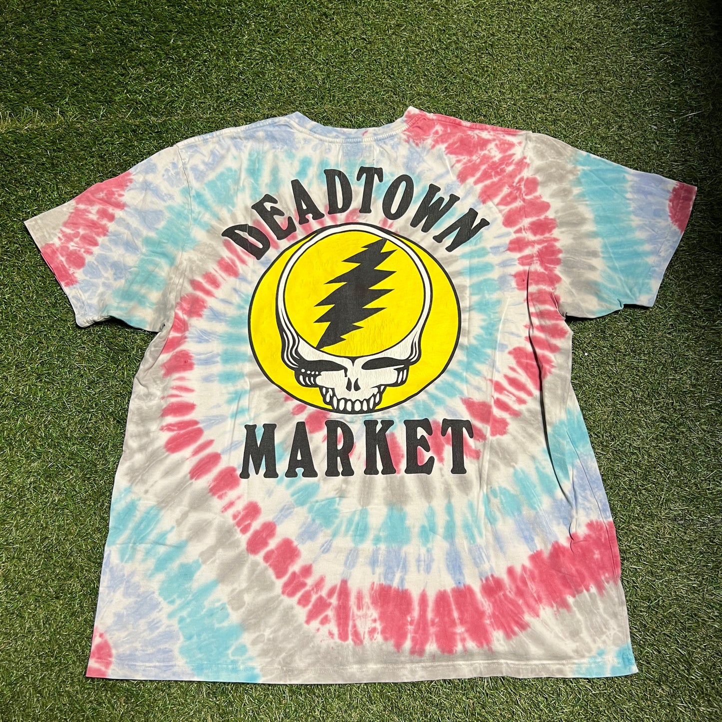 Chinatown Market Grateful Dead Tie Dye Tee Size XXL USED v13958