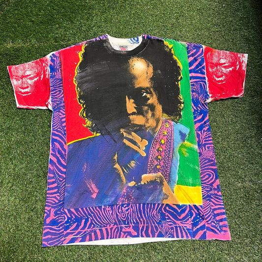 1990's Michael Rios Heaven Smiles Miles Davis Tee XL USED v13952