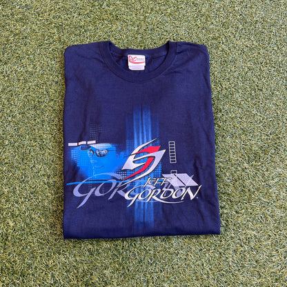 2006 Jeff Gordon Simple Racing Navy Tee Size XL USED v15759