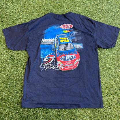 2006 Jeff Gordon Simple Racing Navy Tee Size XL USED v15759