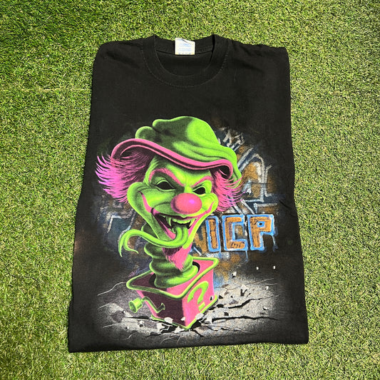 ICP jack in the box tee black Size XL USED v13943