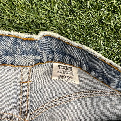 Levi 505s Red Tab Light Blue Jeans Size 32x34 USED v14759