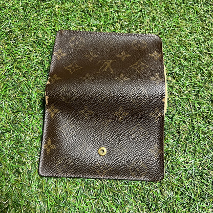 Louis vuitton coin purse wallet USED v13961