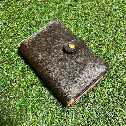 Louis vuitton coin purse wallet USED v13961