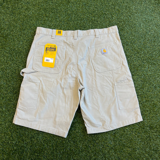 Carhartt Khaki Cargo Shorts Size 38 NEW v15753