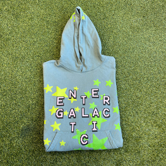 CPFM Kid Cudi Enter Galactic Teal Hoodie Size XXL USED x12935