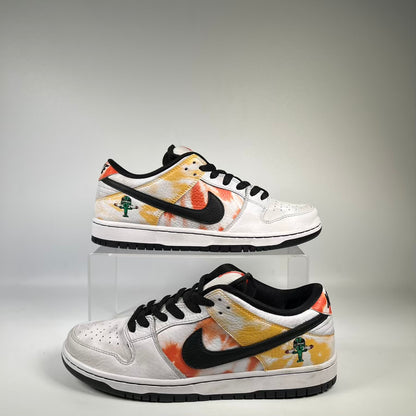 Nike SB Dunk Low Raygun Tie Dye White (2019) Size 9.5 USED s23882