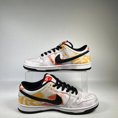 Nike SB Dunk Low Raygun Tie Dye White (2019) Size 9.5 USED s23882