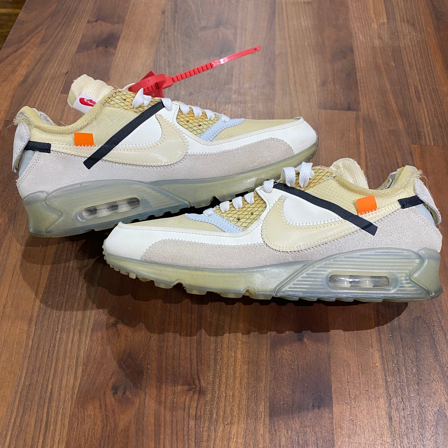 Nike Air Max 90 Off White The 10 Size 10 USED s13953