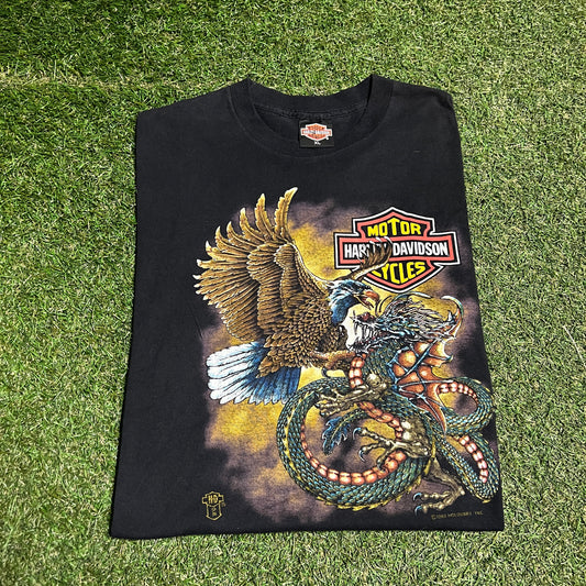 1988 Harley Davidson Eagle vs Dragon Size XL USED v15719