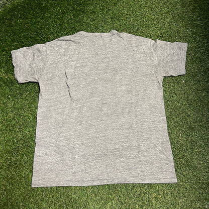 1980s Russell "49ers Football" Grey Tee Size Large v15721
