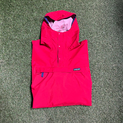 Patagonia Red Light Weight Rain Jacket Size Large USED v14794