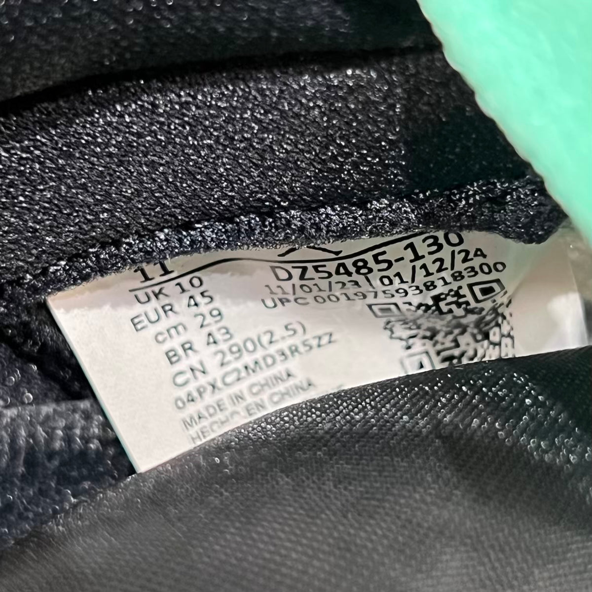 Jordan 1 High Green Glow (2024) Size 11 USED s23845