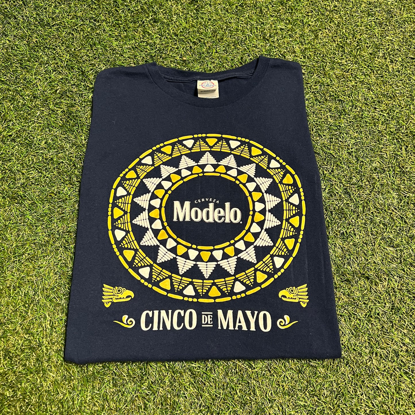 Modelo cinco de mayo tee navy Size XL USED v14002