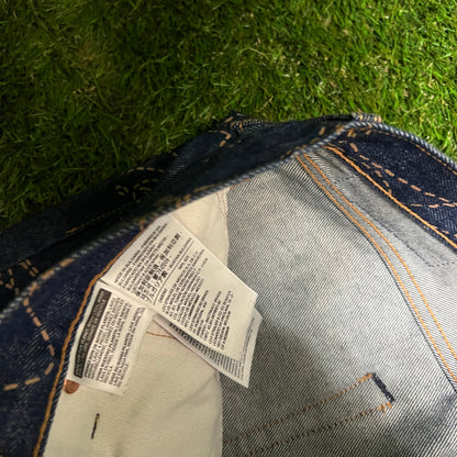 BAPE x Levi's Camo 501 Indigo Size 32 USED x13218
