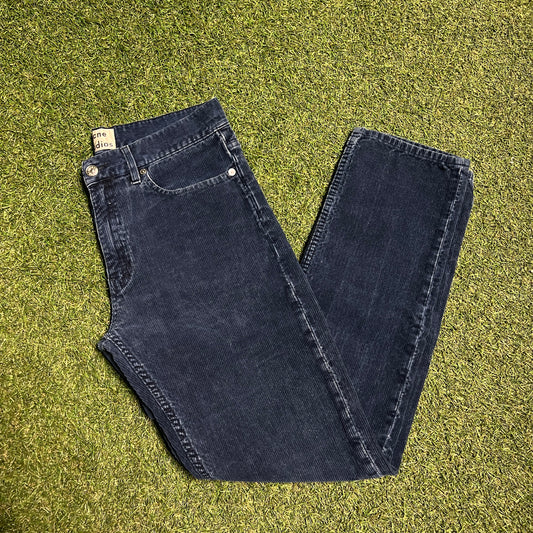 Acne Studios Blue Corduroy Pants Size 28 USED x12272
