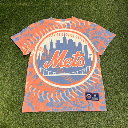 Mitchell & Ness Mets Tie-Dye AOP Mordern Size Medium USED v13985