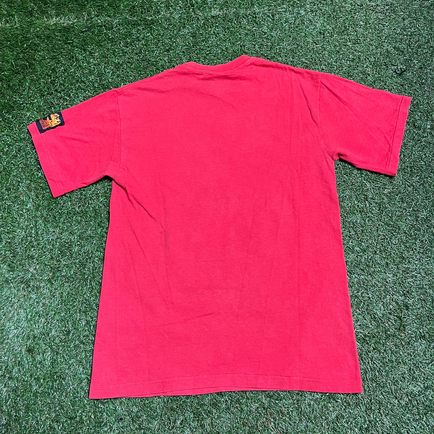 1989 Starter Dominique Wilkins Red Tee Size Medium USED v13978