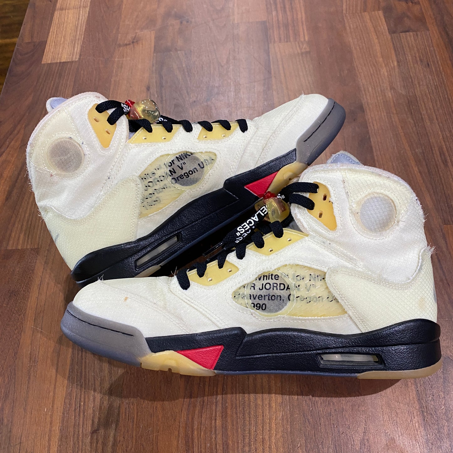 Jordan 5 Off-White Sail Size 11 USED s14123