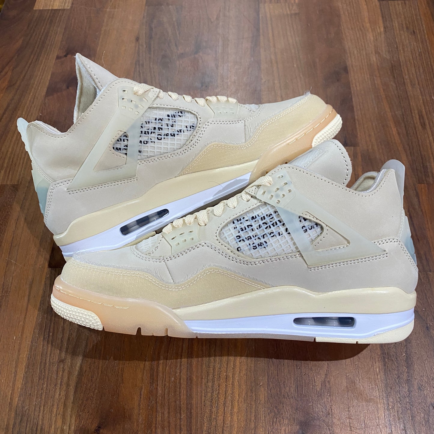 Jordan 4 Off White Sail Size 9m / 10.5w NEW s14037