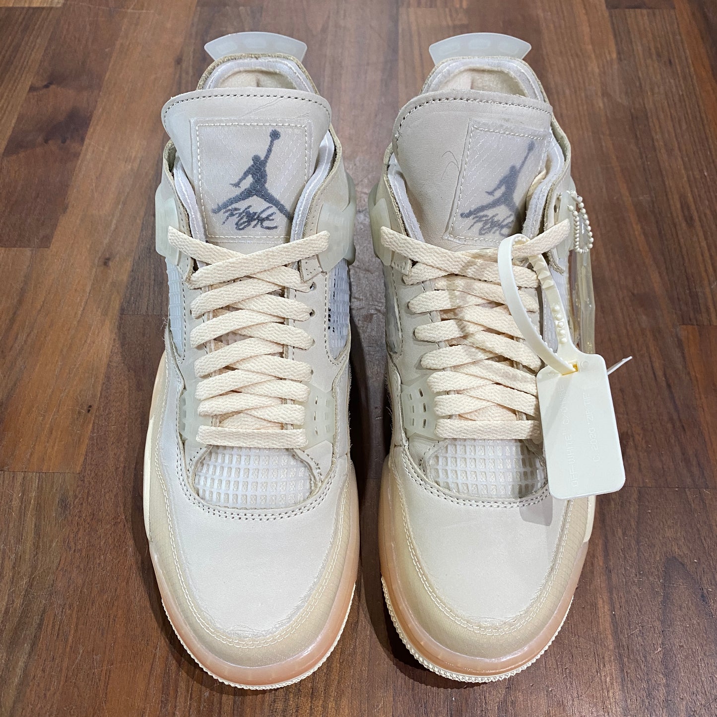 Jordan 4 Off White Sail Size 9m / 10.5w NEW s14037