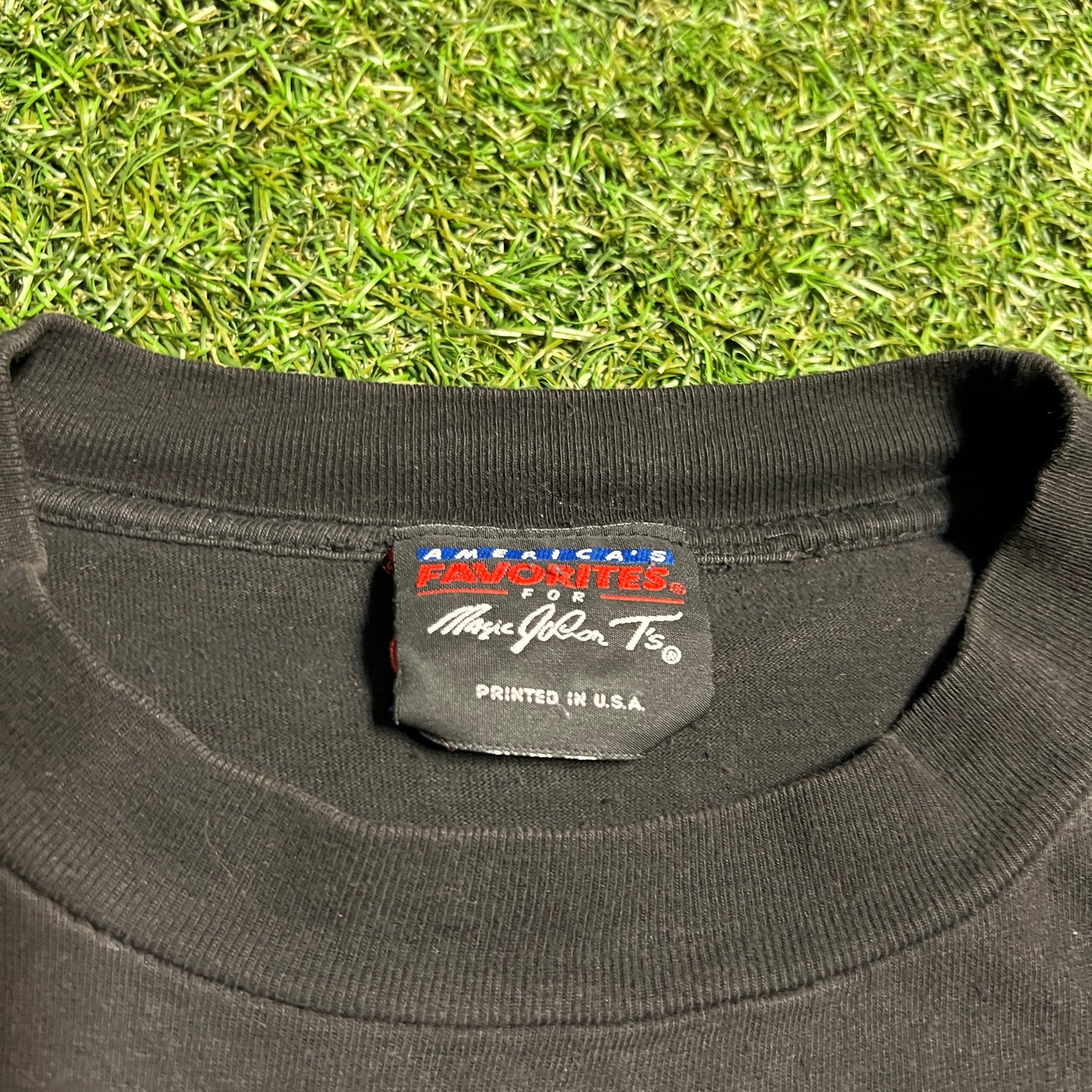 1993 New York Rangers Black Tee Size Large USED v15791