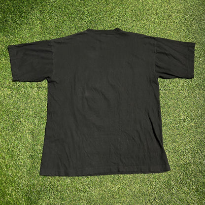 1993 New York Rangers Black Tee Size Large USED v15791
