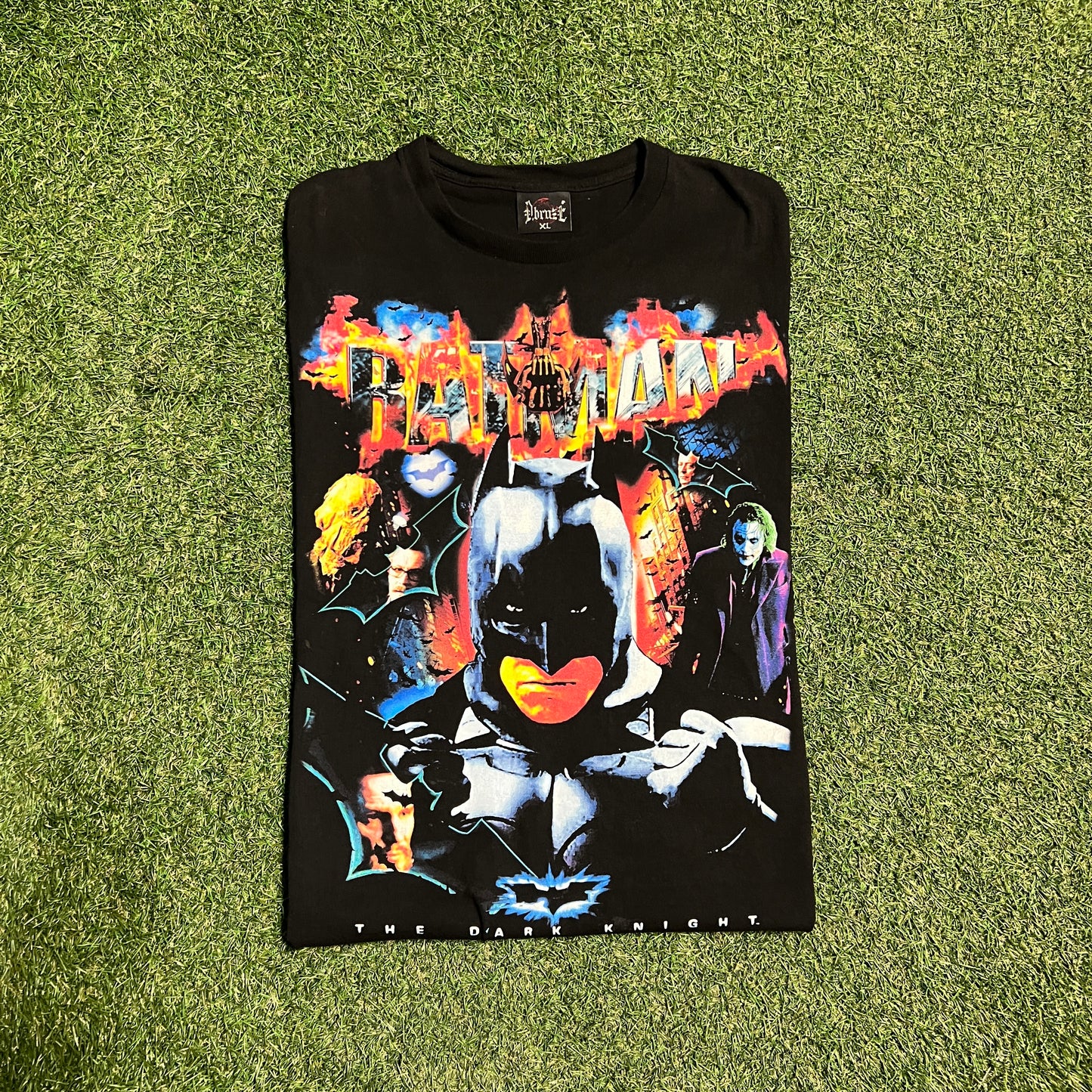 Dbruze Batman Rap Style Black Tee Size XL USED v15795