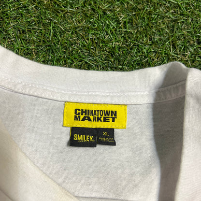 Chinatown Market Im Just One Big Ray White Tee Size XL USED x13236