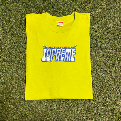 Supreme Ultra Fresh Lime Green Tee Size XL USED x13229