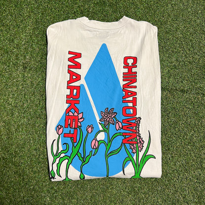Chinatown Market More Life White Longsleeve Size XL USED x13235
