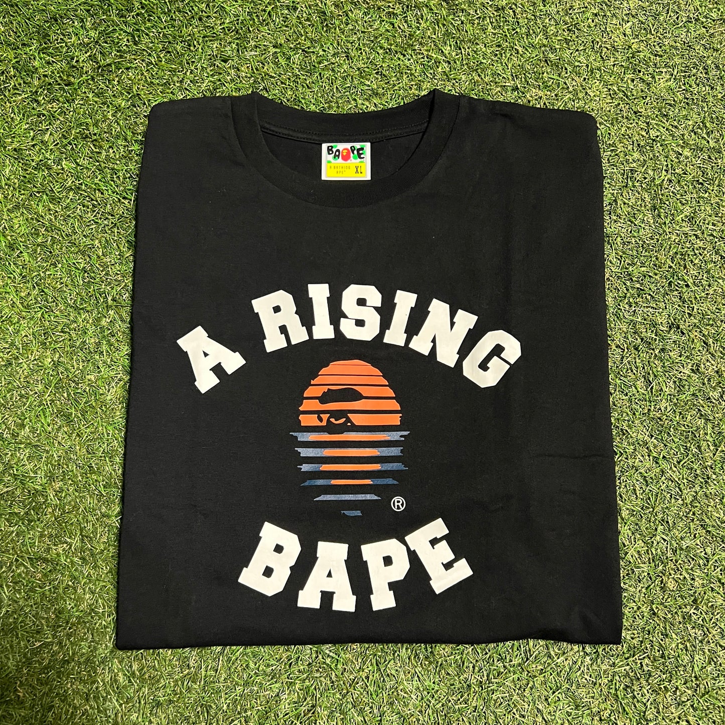 Bape "A Rising Bape" Tee Black Size XL NEW x12312