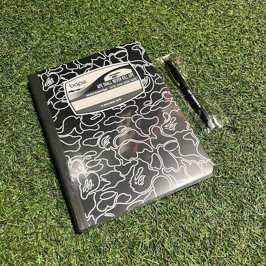 Bape Notebook 3-Pack w/ Pen NEW x12318