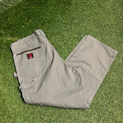 Ripstop Cargo Pants Grey Size 40 USED V15816