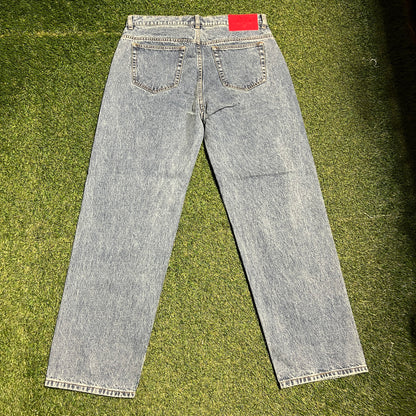 Sp5der Light Wash V3 Indigo Denim Size 36 NEW x12349