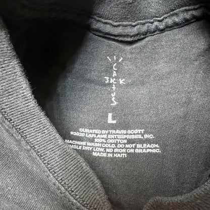 Travis Scott Sicko Event 2 Black Tee Size Large NEW x11484