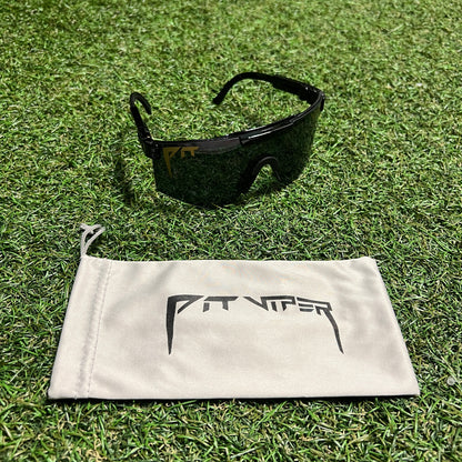 Pit Viper Black Sunglasses USED v15002