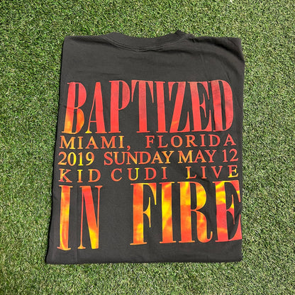 Kid Cudi Saves CPFM Baptized Black Tee Size XL NEW x11535