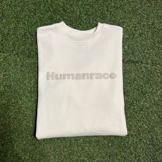 Human Race White Logo Crewneck Size XS NEW x13264